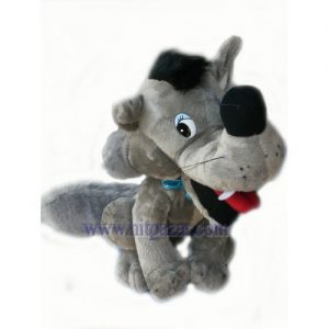 Детска плюшена играчка Вълк с папионка