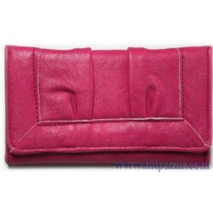 Дамско портмоне с гънки.