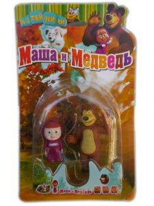 Детски комплект Маша и Мечока с вдигнати ръце