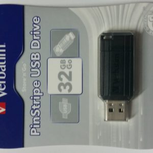 Флаш памет USB Flash 32 GB PinStripe USB Drive VERBATIM оригинални