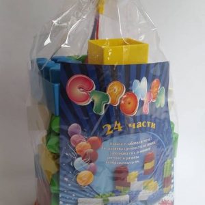 Конструктор едри части Строител 24 части