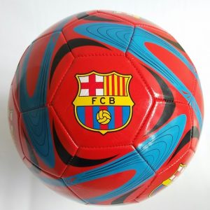 Футболна топка кожена на отбори Барселона Barcelona