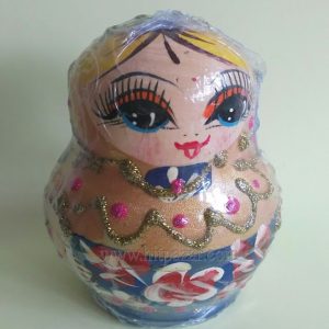 Матрьошка светла - 5 части , два цвята