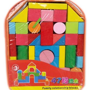 Конструктор дървен 47 части