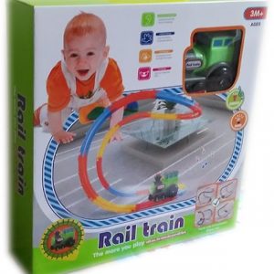 Детски комплект Влак въртящ се със светлина и звук