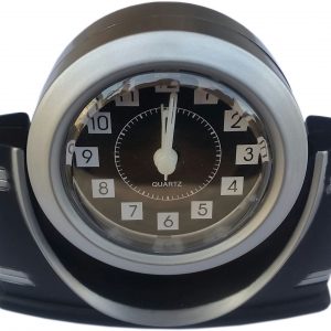 Настолен часовник с подвижно тяло и кръгла форма