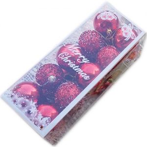 Коледен комплект Топки за украса на елхата и дома - червена