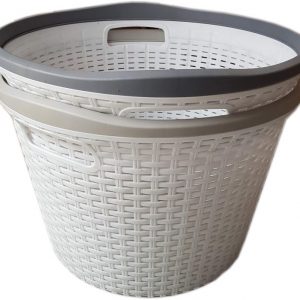 Панер за дрехи , кош за пране - кръгъл, два цвята