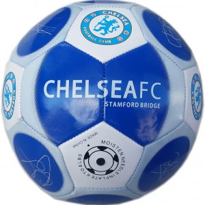 Футболна кожена топка за игра на футбол с отбор Челси