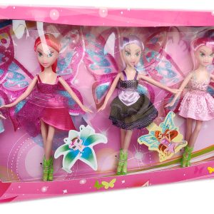 Кукла Уинкс Вълшебници с цветни коси комплект от пет броя