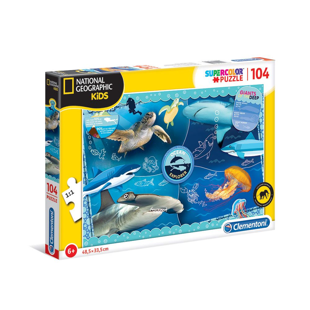 Пъзел 104 части National Geographic Ocean Explorer Клементони Clementoni 27141