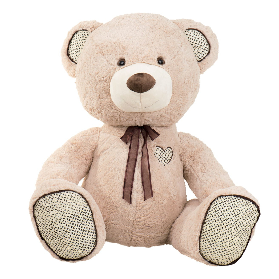 Мечe 150см с глитерни лапи и уши с надпис