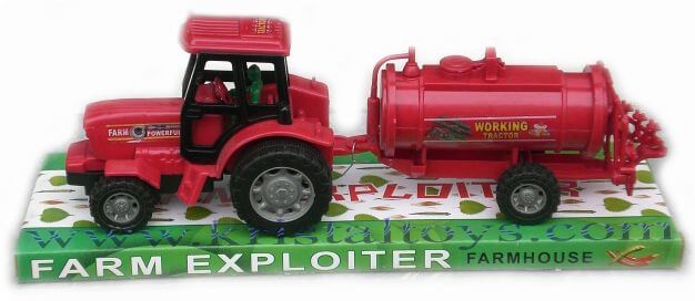 Трактор с цистерна, детска играчка