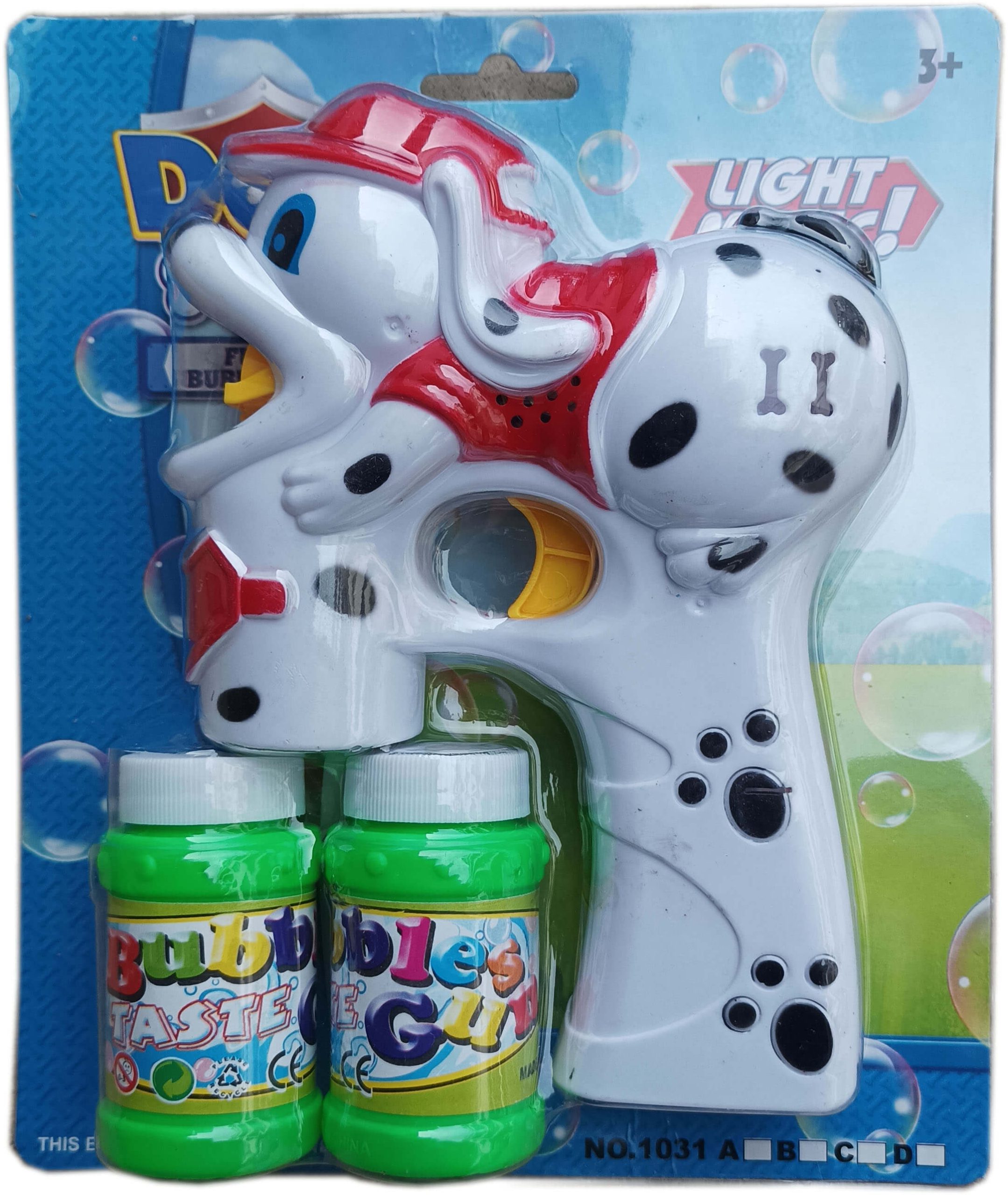 Пистолет за сапунени мехури с форма и оцветяване на Далматинец Пес Патрул Paw Patrol