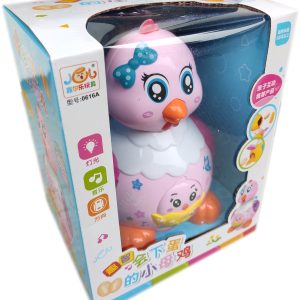 кокошка с яйца със светлина и звук