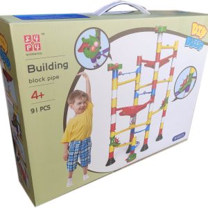 Писта с топчета с 91 части, детски конструктор игра