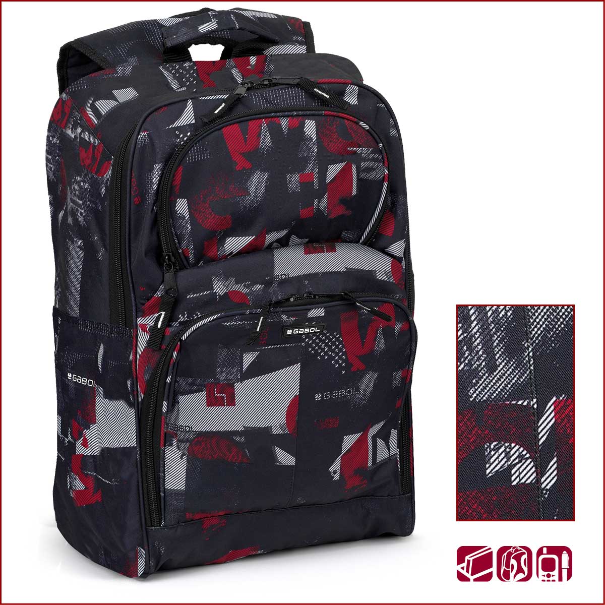 ГАБОЛ Gabol - Demo Ученическа раница с едно отделение 212559