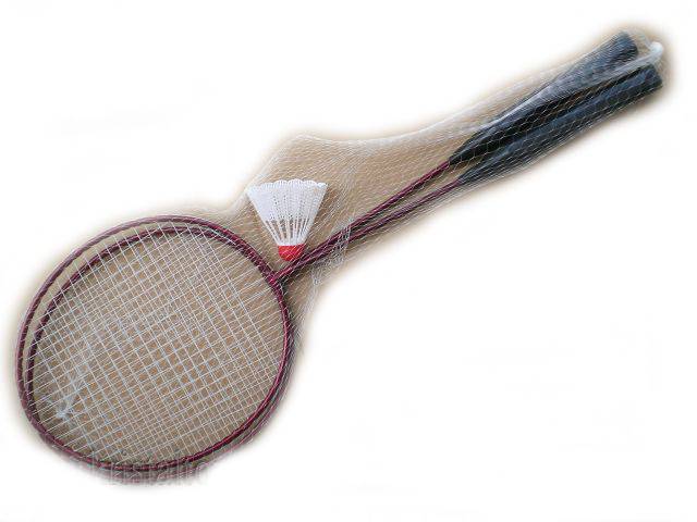 Федербал метален с перце за движение, спорт и здраве