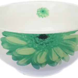 Купа бяла с акцент цвете