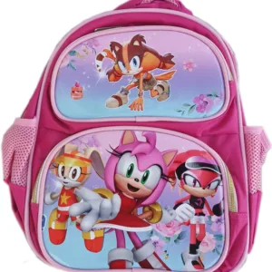 Раница за детска градина с картинка, розова - Соник Sonik