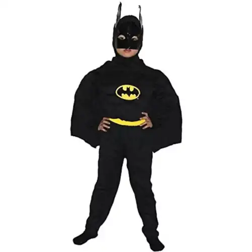 Костюм на Батман от три части с наметало и маска