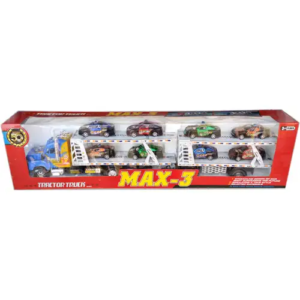 Автовоз с 8 различни коли, огромен