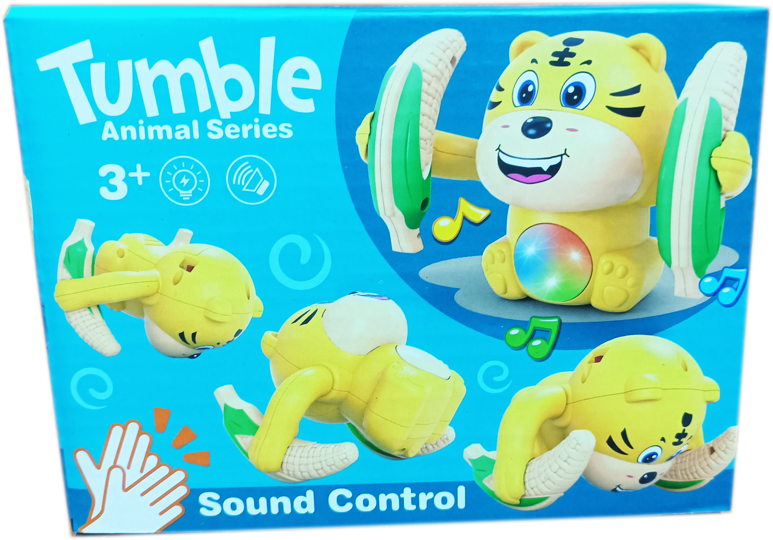 Маймуна, преобръщаща се с музика и светлина