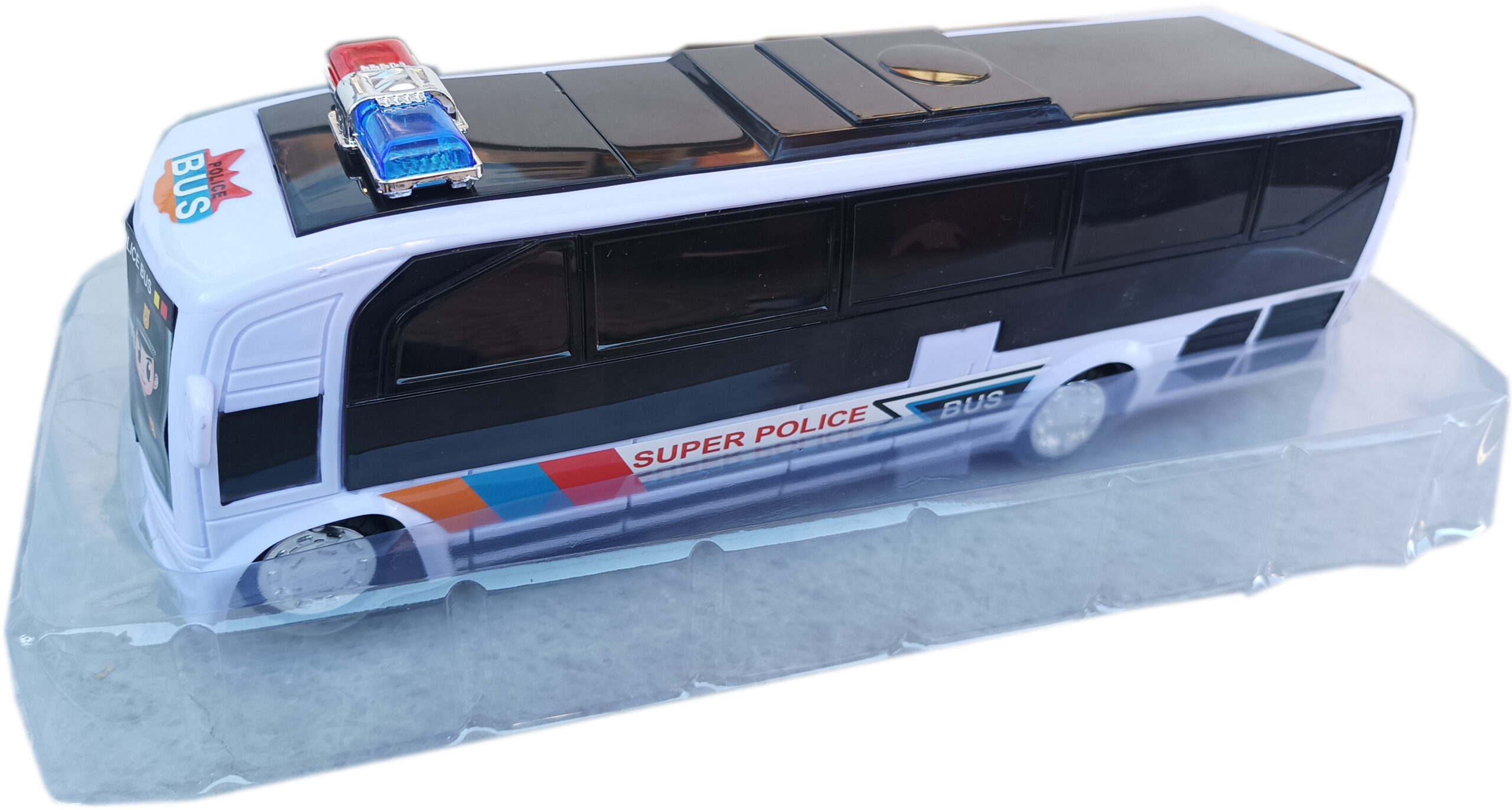 Автобус полицейски със светлини и звук