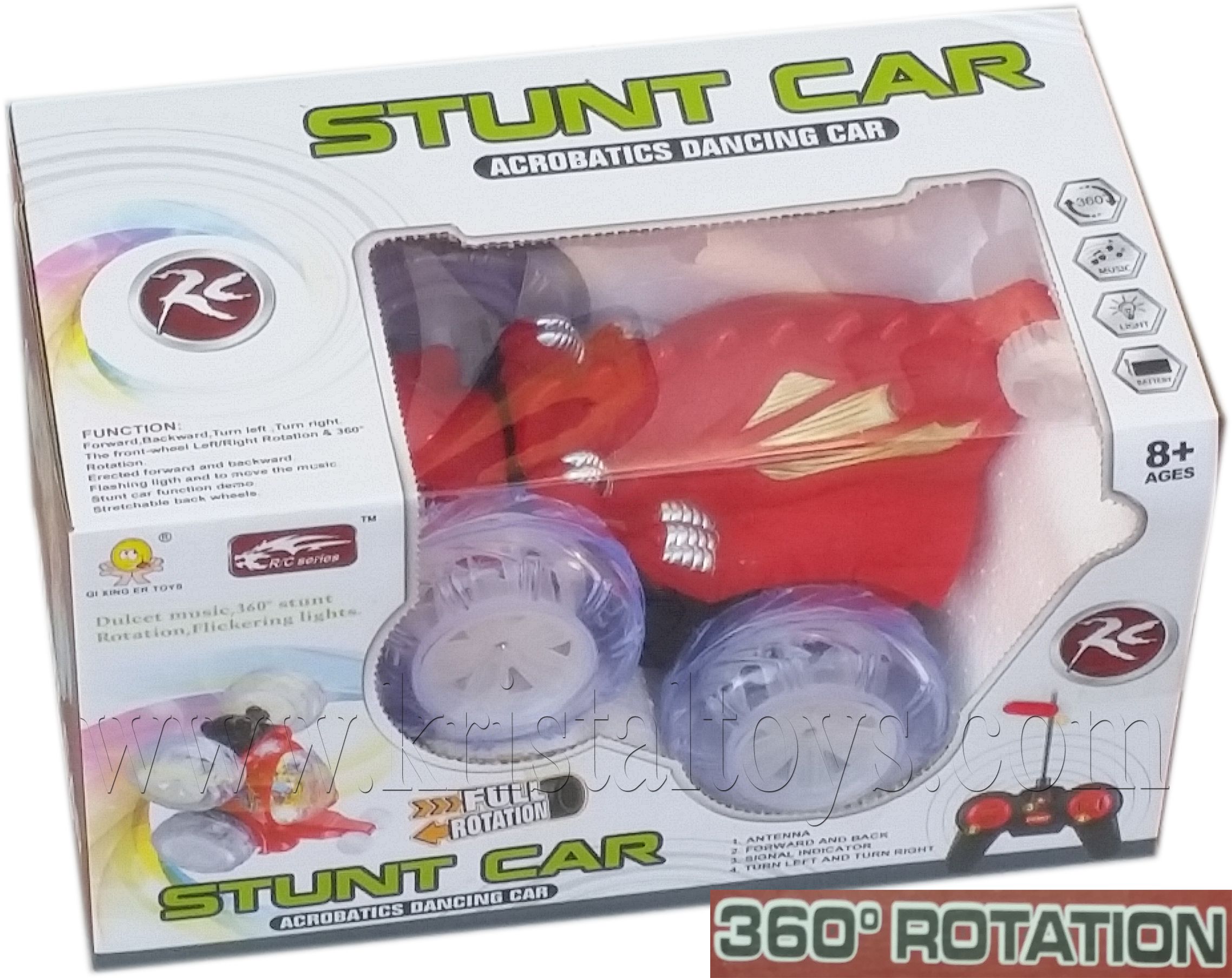 Преобръщаща се кола Динозавър с радиоуправление