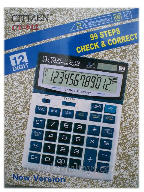 Калкулатор Ситизен 912