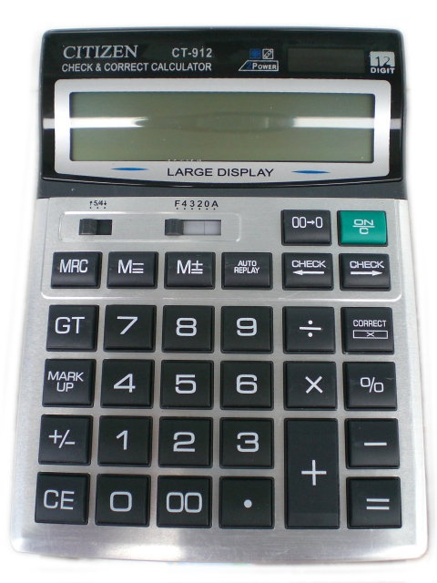 Калкулатор Ситизен 912