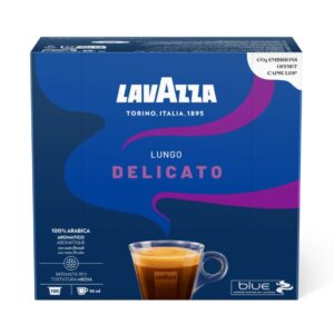 Кафе Lavazza Delicato Lungo 100пр Arabica за blue система 100бр
