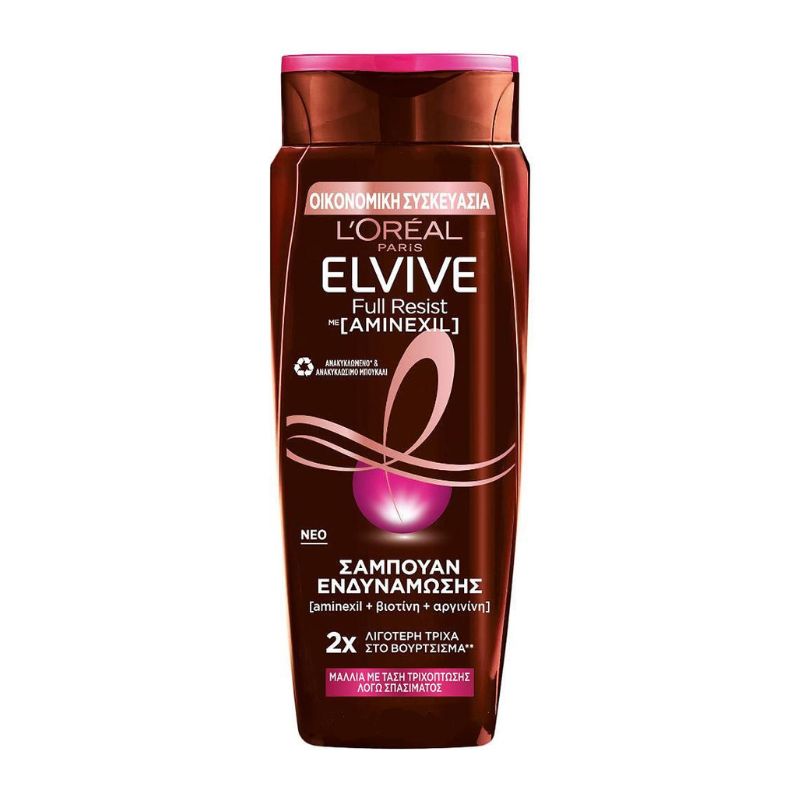 Шампоан Loreal Paris Elvive Full Resist con Aminexil чуплива коса, склонна към накъсване 700мл