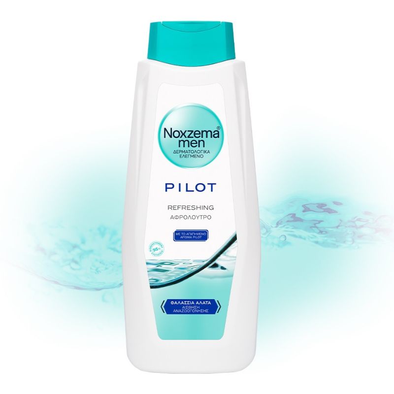 Душ гел Noxzema men Pilot морски соли чувство на подмладяване 750мл