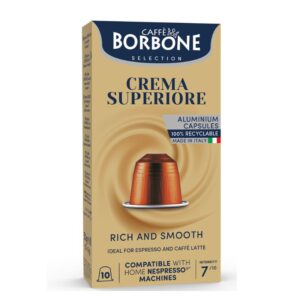 Кафе Borbone Crema Superiore за nespresso алуминиеви 10бр