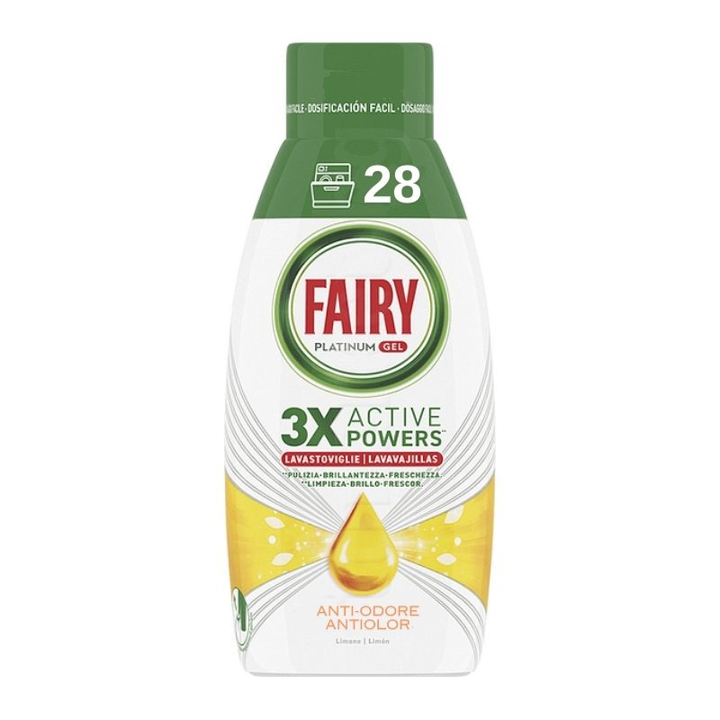 Препарат съдомиялна Fairy Anti-Odore Antilor 28 дози 504мл