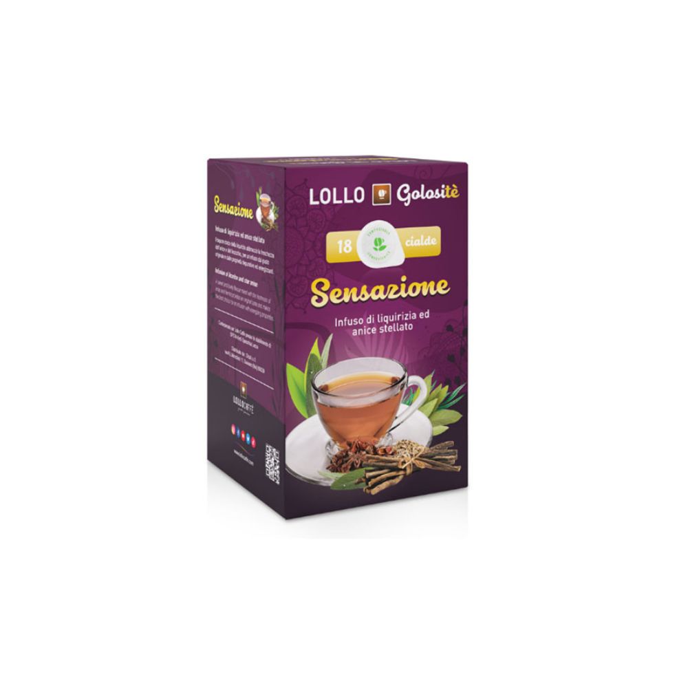 Чай Lollo Sensazione Liquirizia e Anice Stellato хартиена доза 18бр