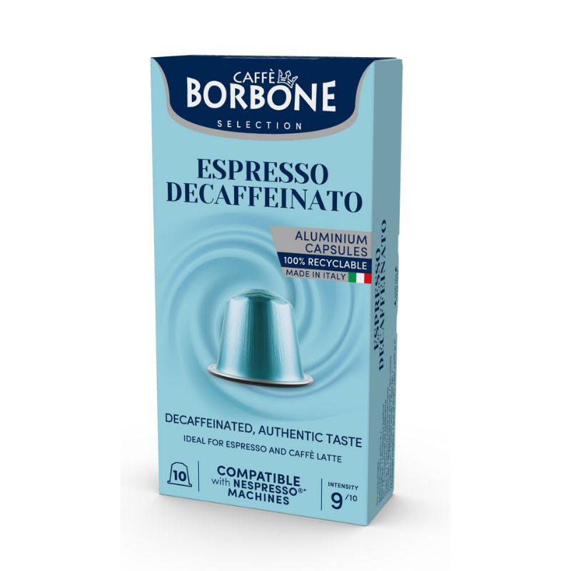 Кафе Borbone espresso Decaffeinato за nespresso алуминиеви 10бр