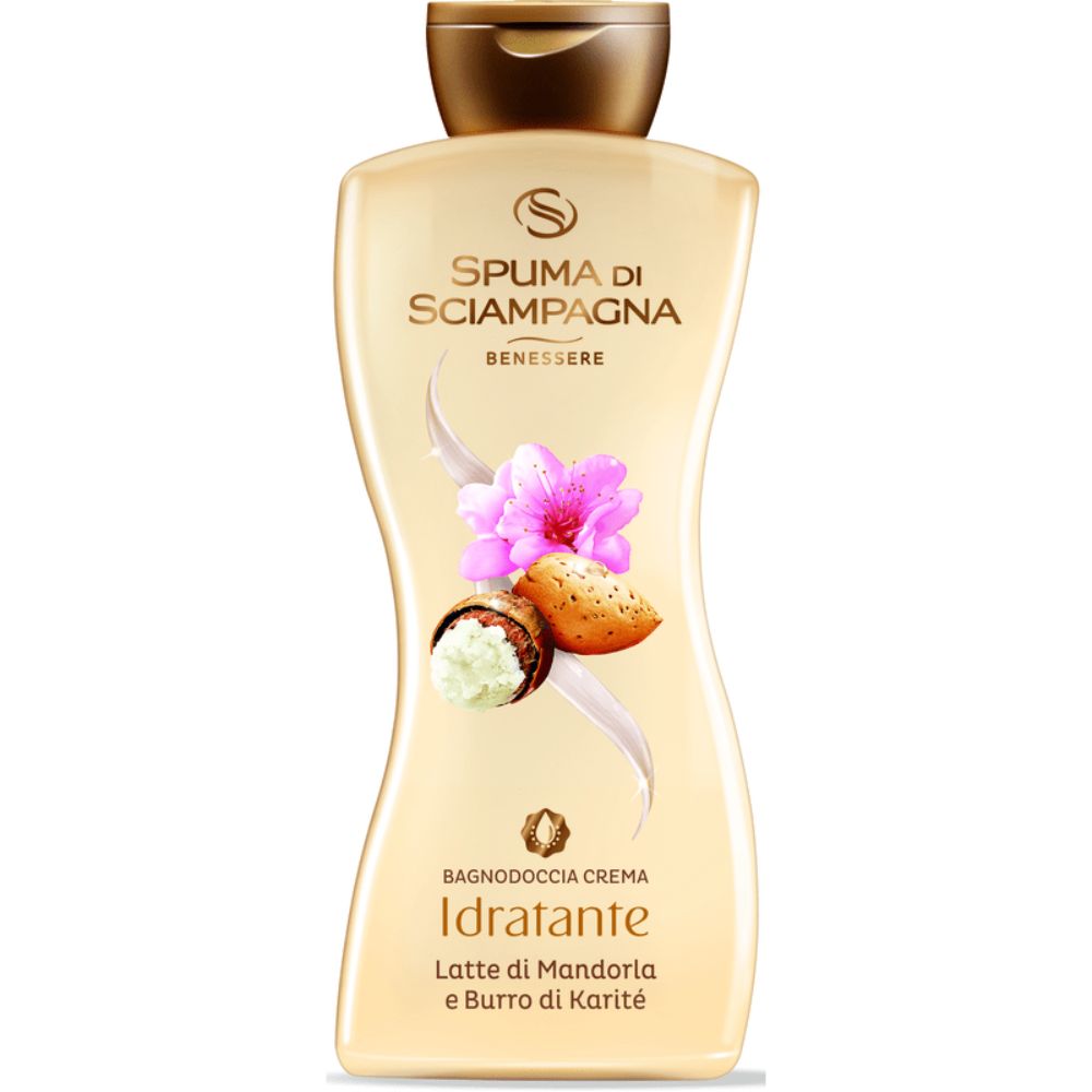 Душ гел крем Spuma di Sciampagna Mandorla e Buro di Karite 650мл