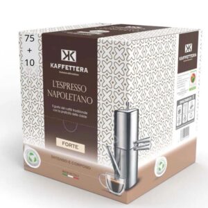 Кафе Kaffettera Forte за хартиена доза 75+10бр