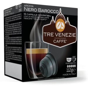 Кафе Tre Venezia Nero Barocco – Fortisimo за Dolce Gusto 16бр
