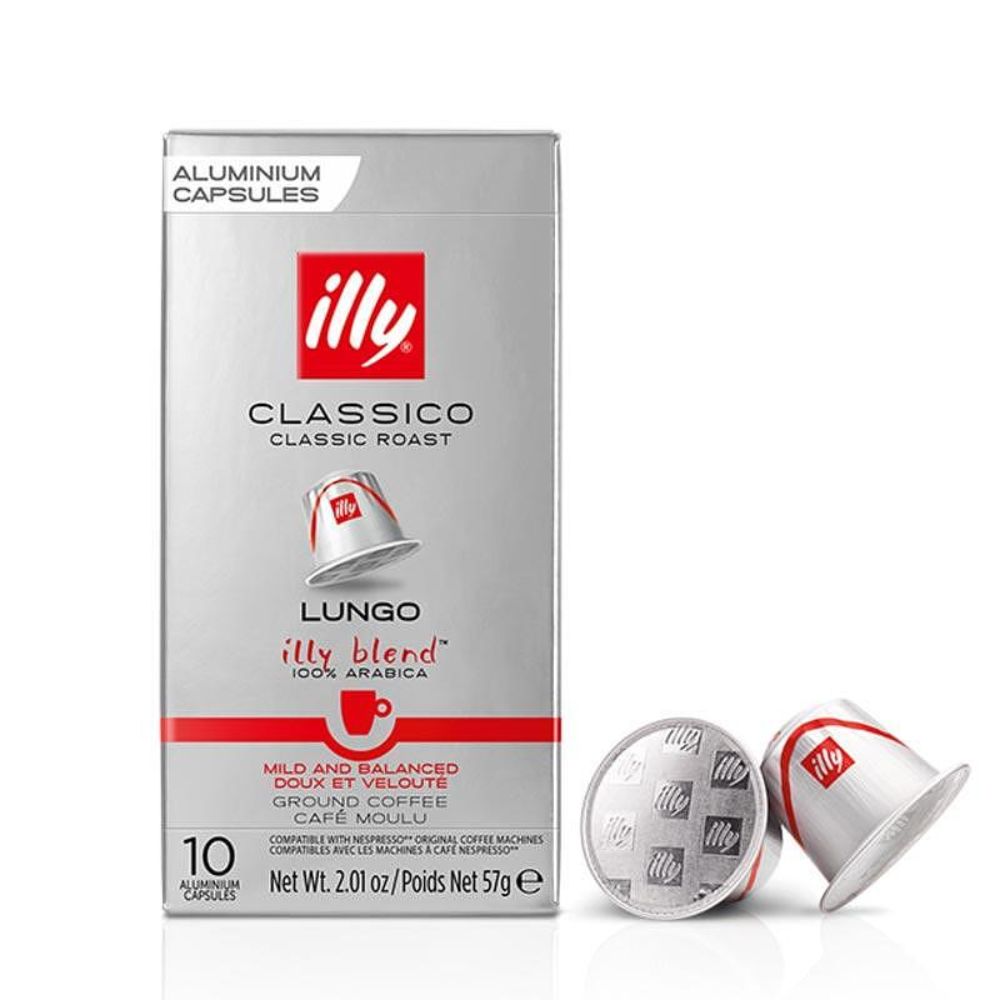 Кафе illy Classico Lungo за nespresso 10бр