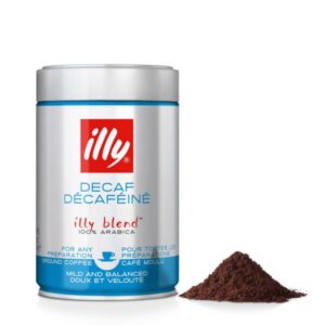 Кафе illy Decaffeinato 250гр мелено за кафе машина