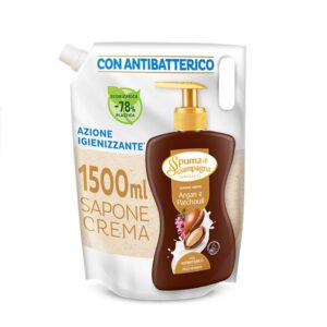 Течен сапун крем Spuma di Sciampagna Argan e Patchouli подхранващ 1.5л