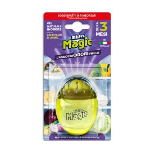 Обезмирисител за хладилник mister Magic с екстракти от лимон до 3 месеца 40гр