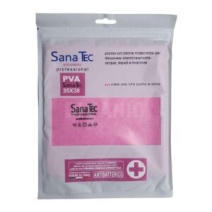 Кърпа микрофибър SanaTec Professional Rosa антибактериална 35х38