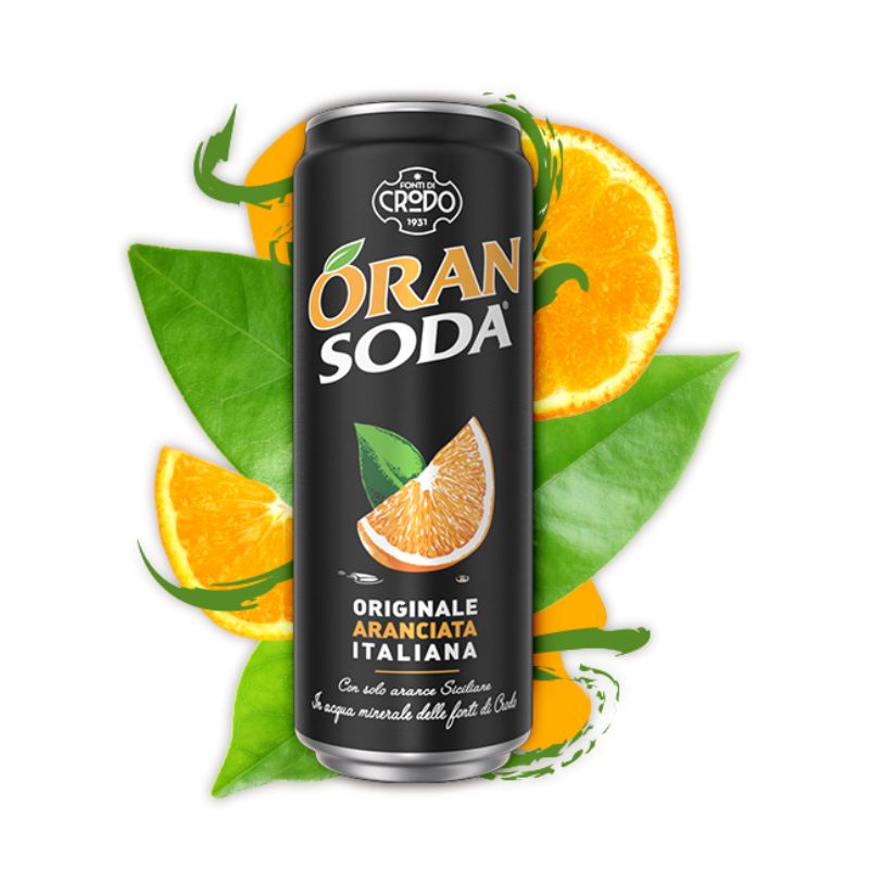 Напитка газирана Crodo OranSoda 330мл