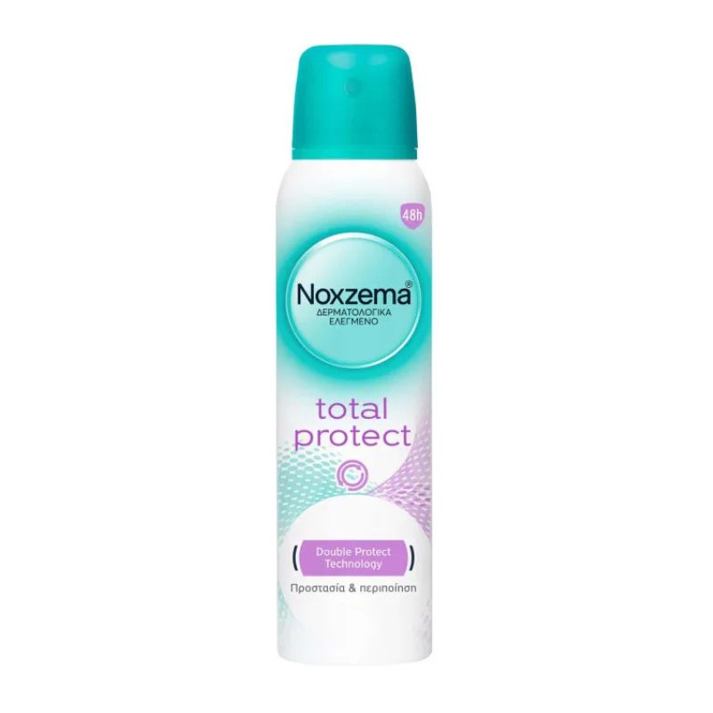 Део спрей дезодорант Noxzema Total Protect 48h технология за двойна защита 150мл