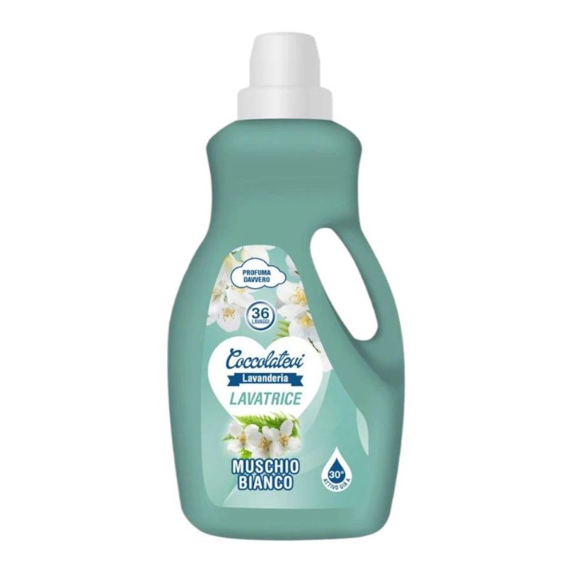 Течен прах Coccolatevi Muschio Bianco универсал 36пр. 1,8л