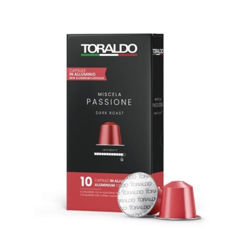 Кафе Toraldo Passione за nespresso 10бр алуминиви